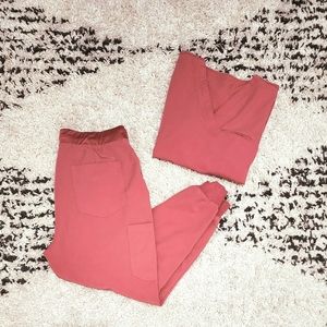 Mandala Scrub set - Jaipur pink